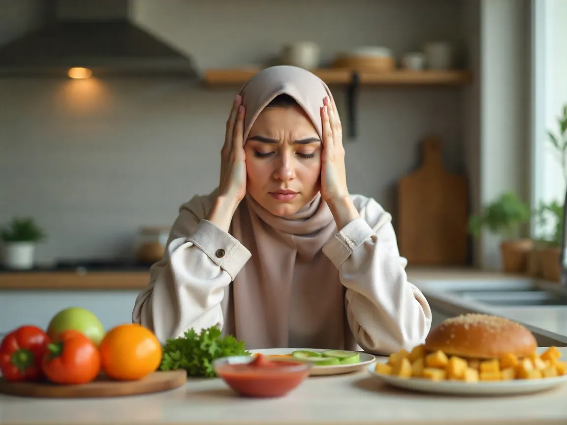 امرأة تشعر بالاستياء