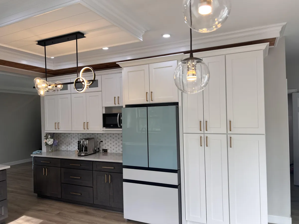 New cabinetry as part of a kitchen remodeling project in Charlotte