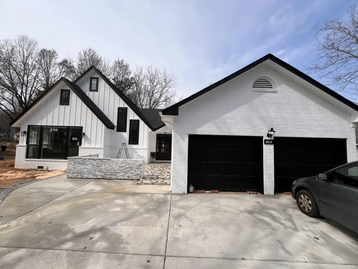 In-law suite addition in Mint Hill featuring private living space and functional layout