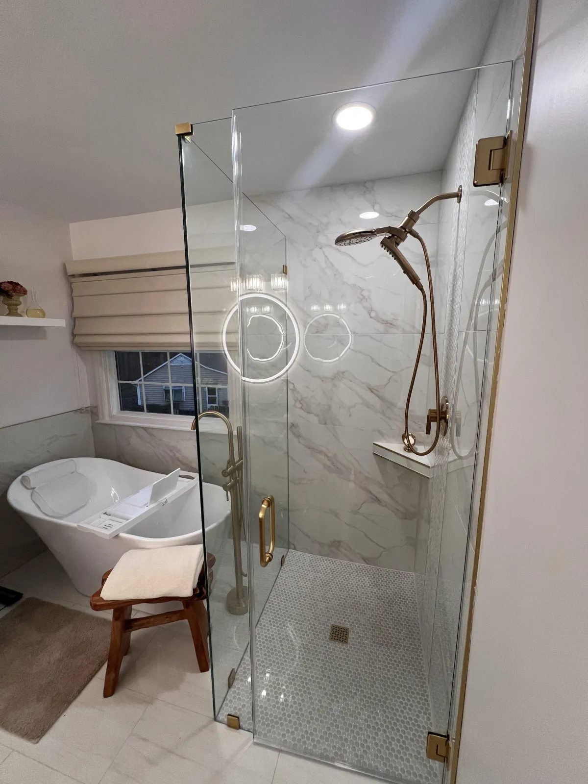 Bathroom addition in Davidson featuring a new bathroom added near guest space