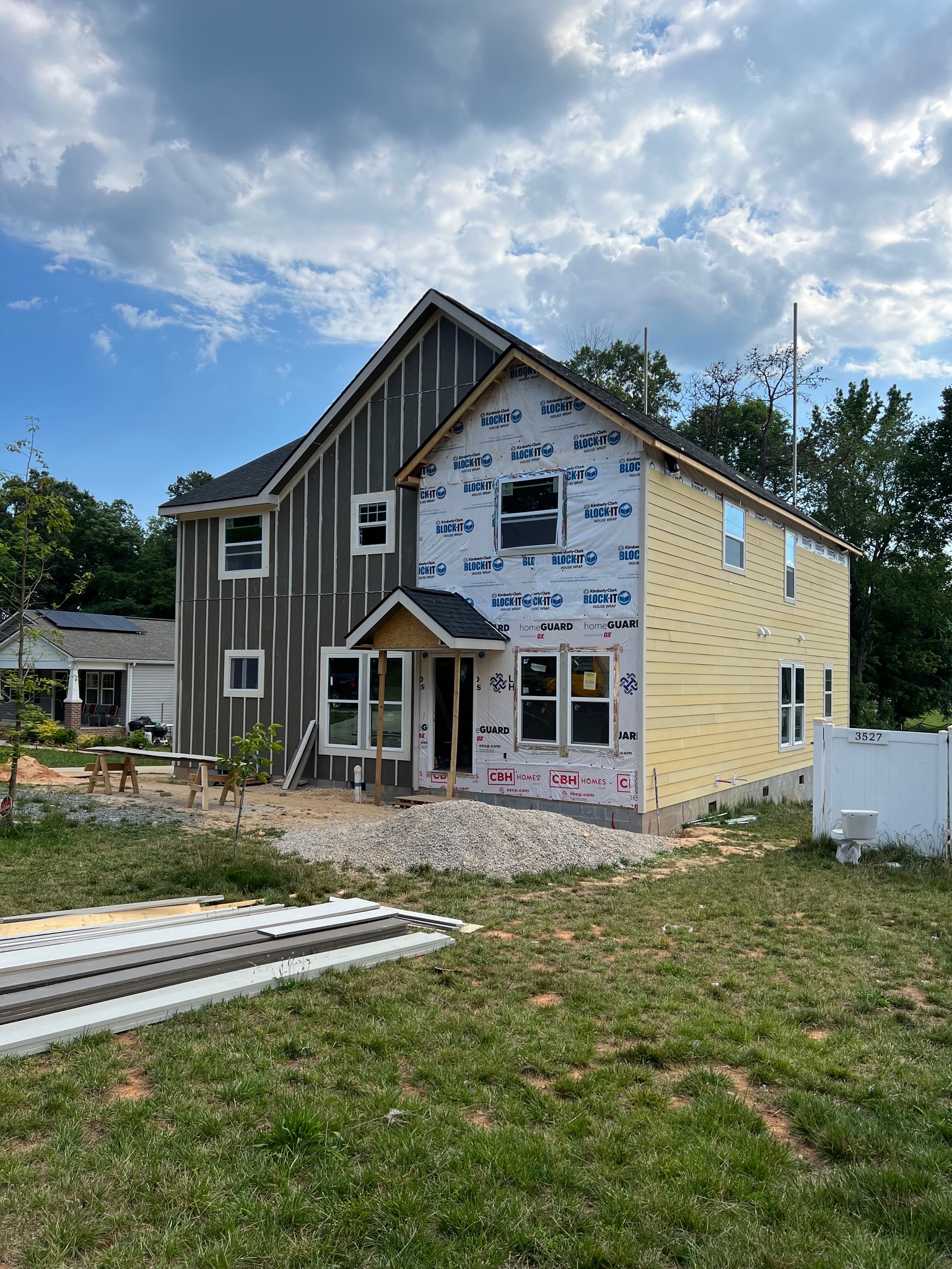 Whole home remodeling in Huntersville featuring open-concept layout and updated flooring