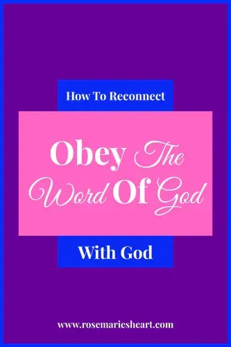 Obey The Word Of God