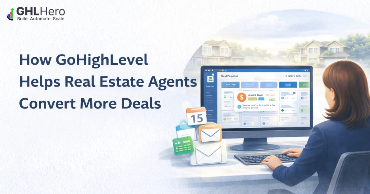 How GoHighLevel Helps Real Estate Agents Convert More Deals