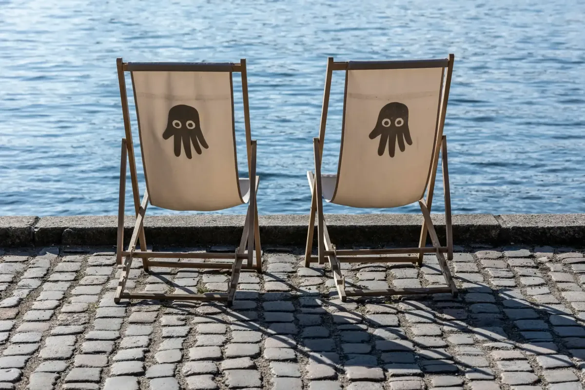 Chairs on an Airbnb property
