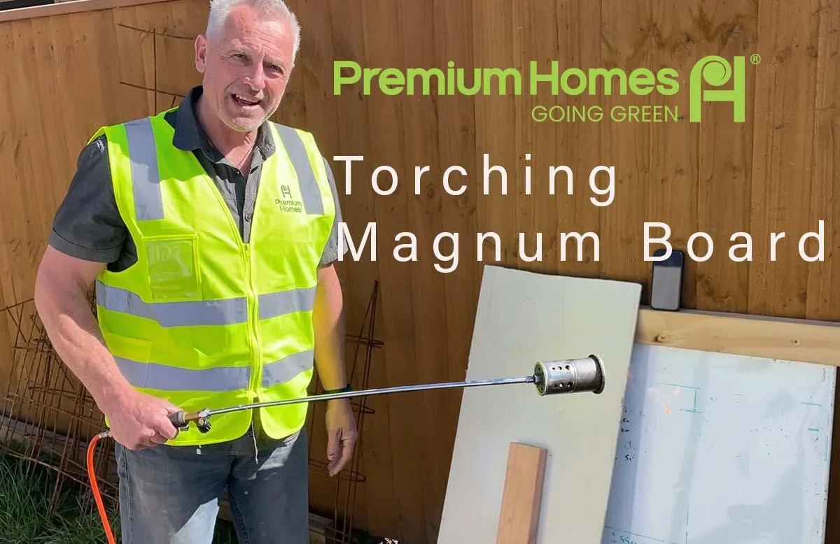 Magnum Board FIRE test