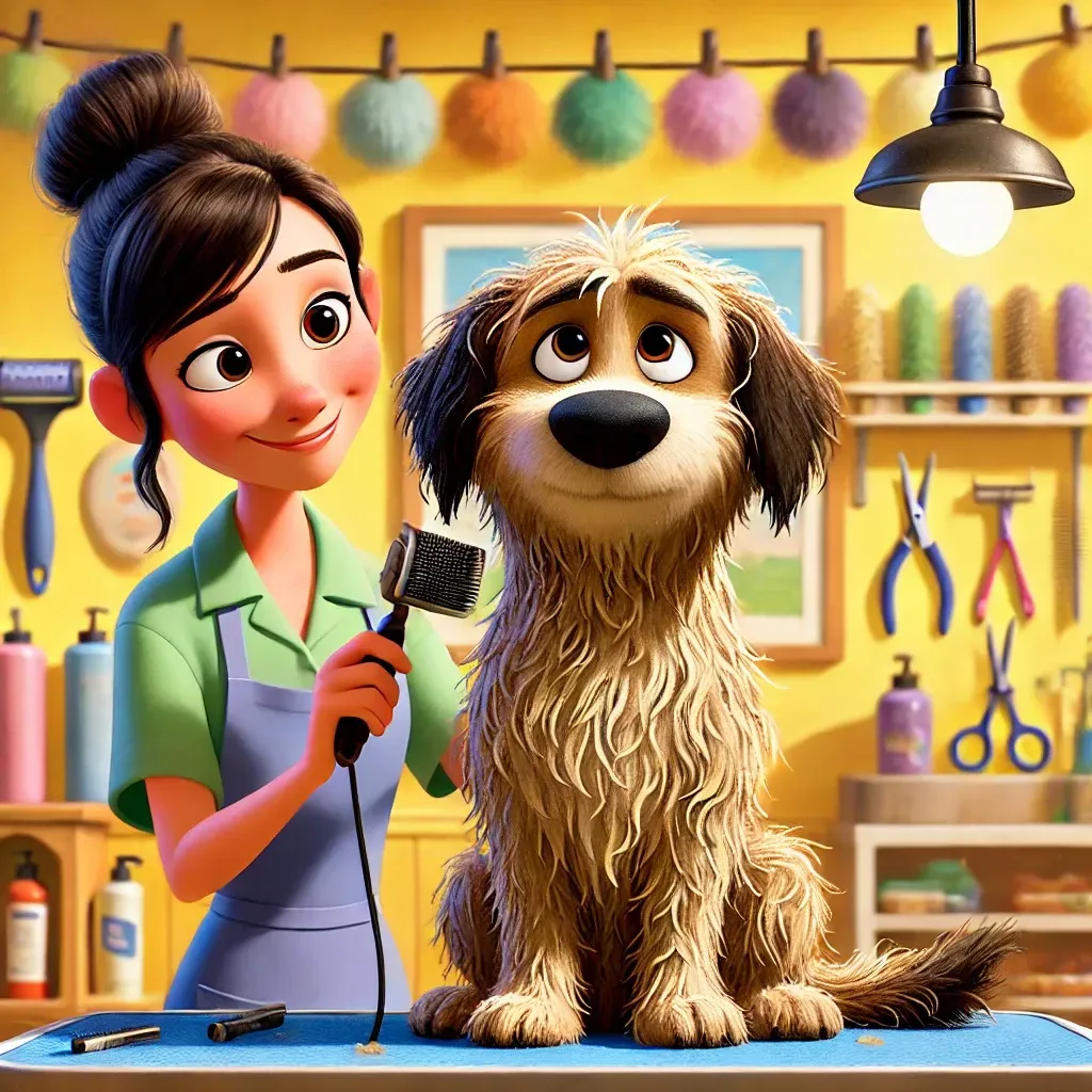 Dog thats matted