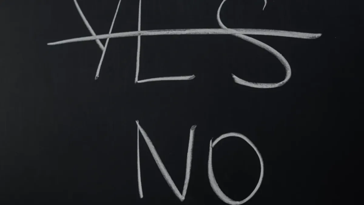 The Power Of "No"