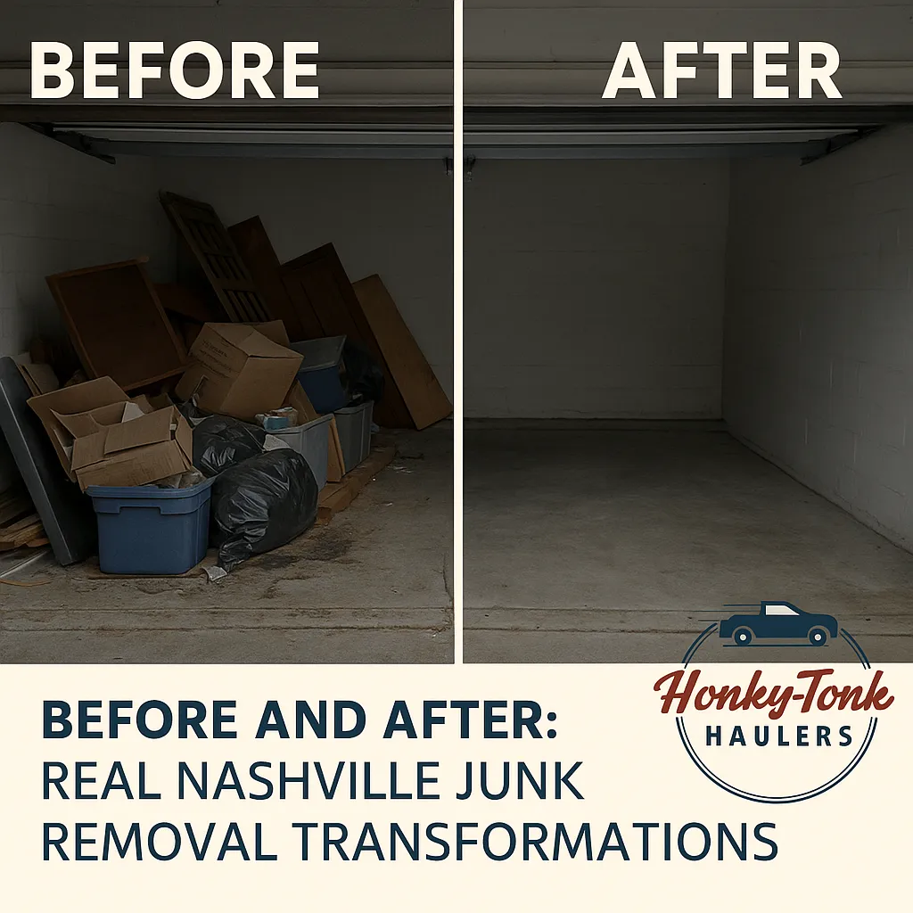 Before and After: Real Nashville Junk Removal Transformations