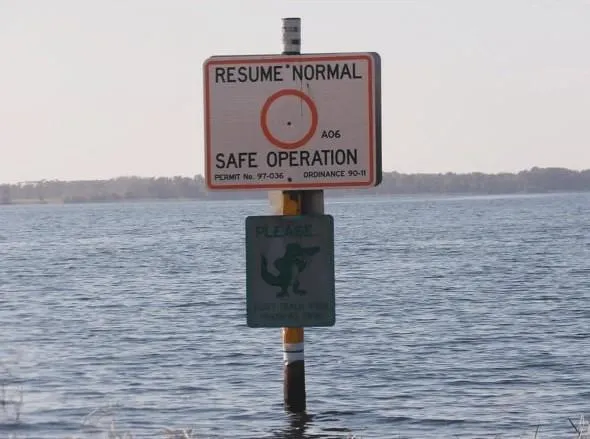 Cool sign at Kissimmee lakefront