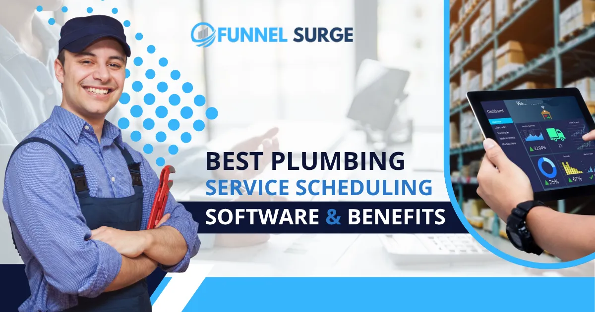 Plumbing service scheduling software