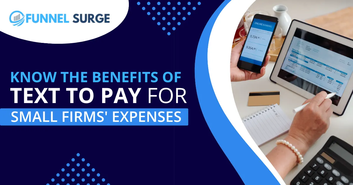 Know the Benefits of Text to Pay for Small Firms' Expenses
