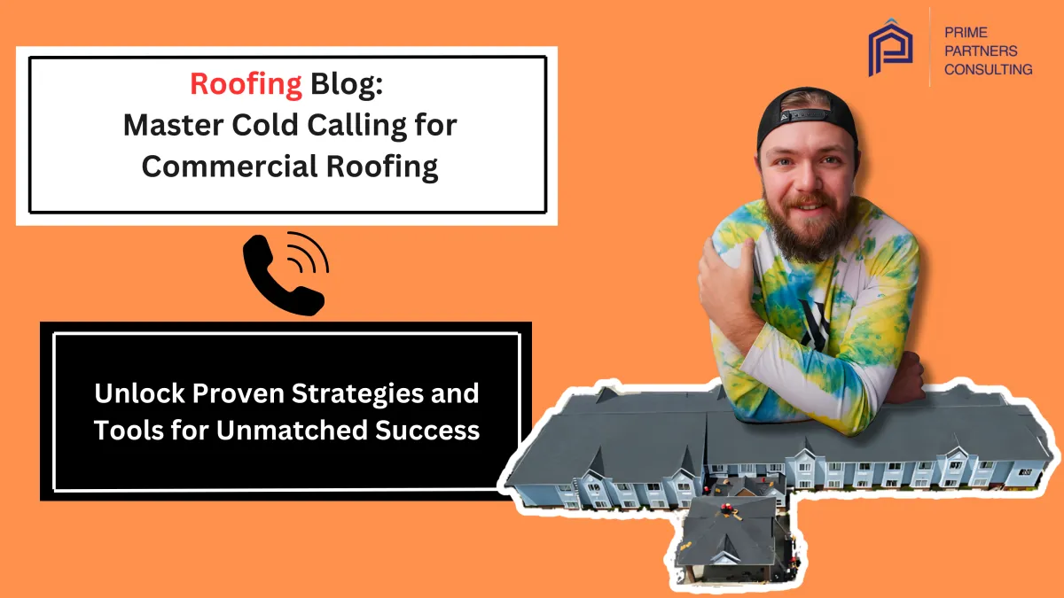 Joa Barron On a commercal roof titled "Master Cold Calling for Commercial Roofing"
