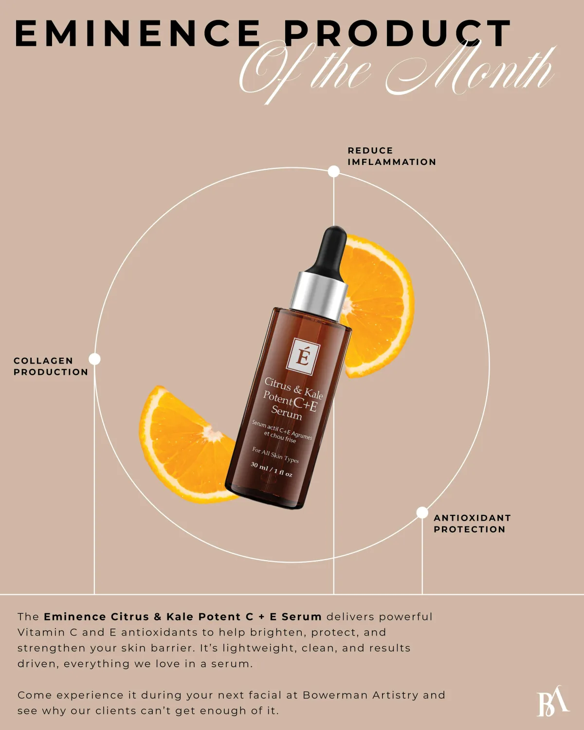 Eminence Product Citrus & Kale Potent C + E Serum