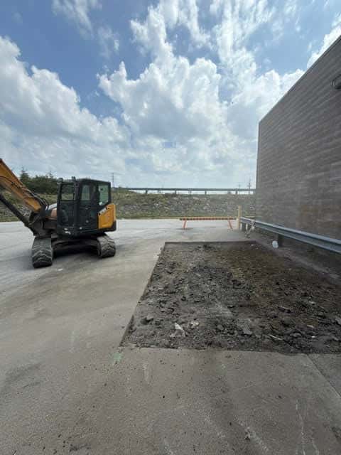 HD Construction & Development leveling and clearing construction site