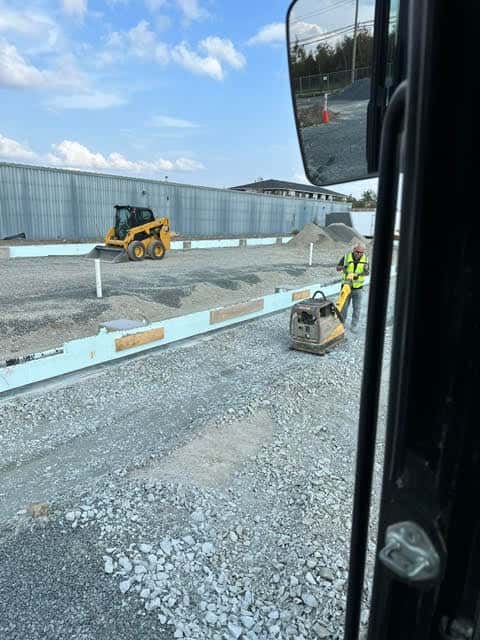 HD Construction & Development working on commercial road excavation