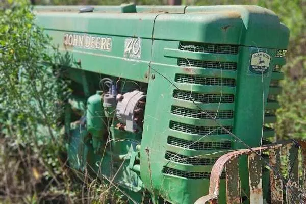 Overgrown Old John Deere