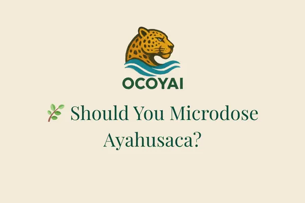 Blog cover should I microdose ayahuasca