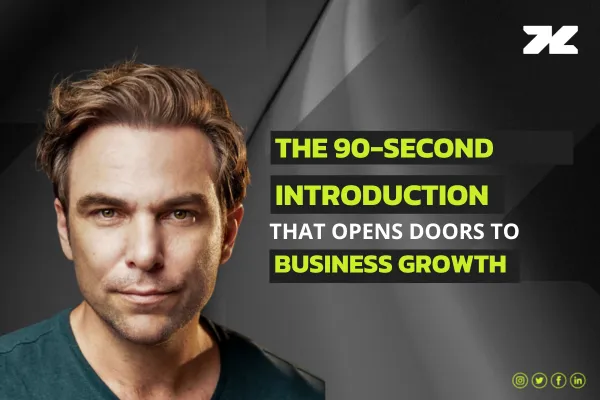 How to introduce yourself in 90 seconds, business introduction formula, Name-Same-Fame-Aim-Game framework, networking tips, elevator pitch for dealmaking, business growth strategies.