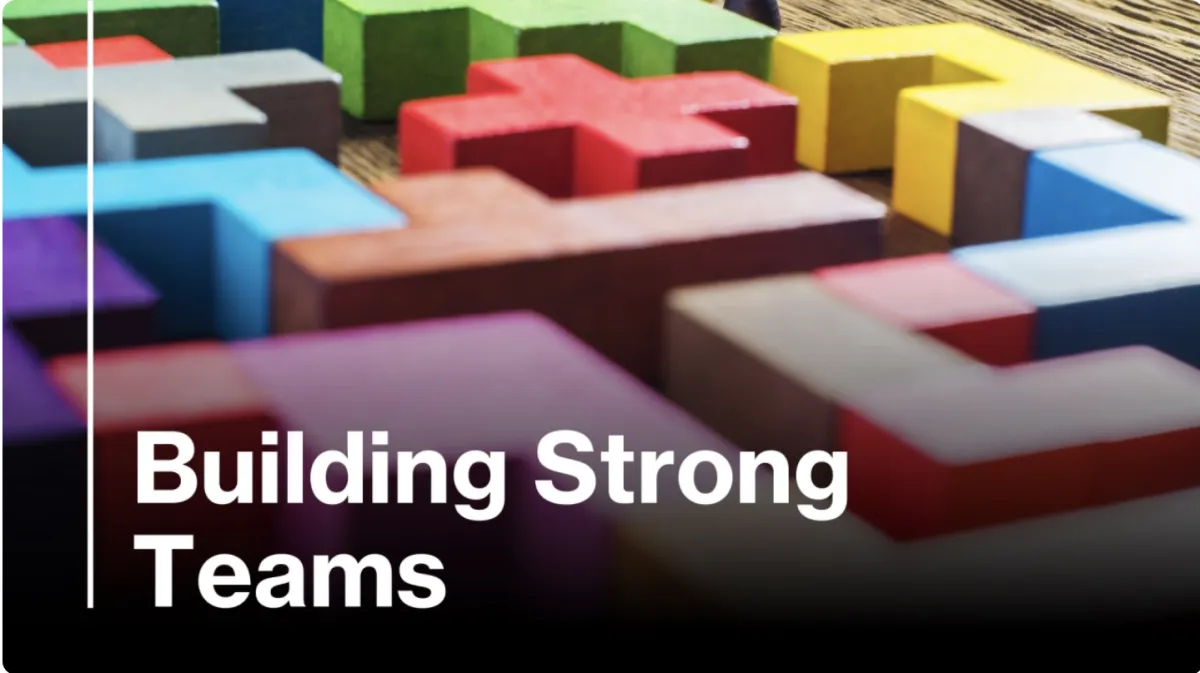 Building Strong Teams through Training