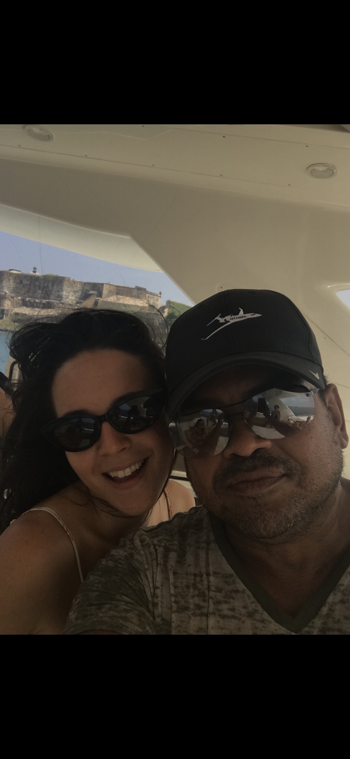 Oliver Maldonado Author Photographed with Actress Sofia on Yacht