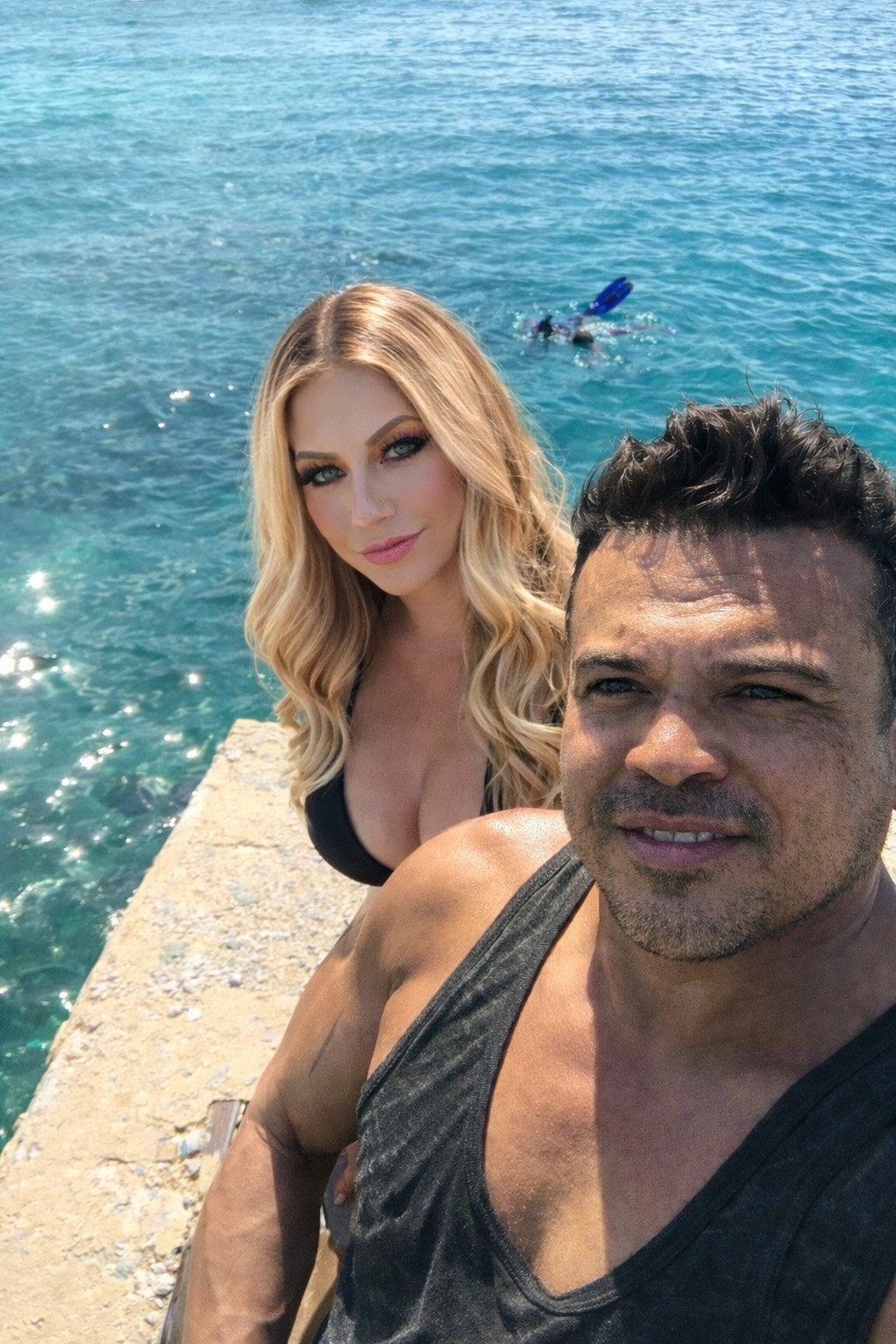 Oliver Maldonado Author Photographed at CrashBoat Pier with Actress Sofia