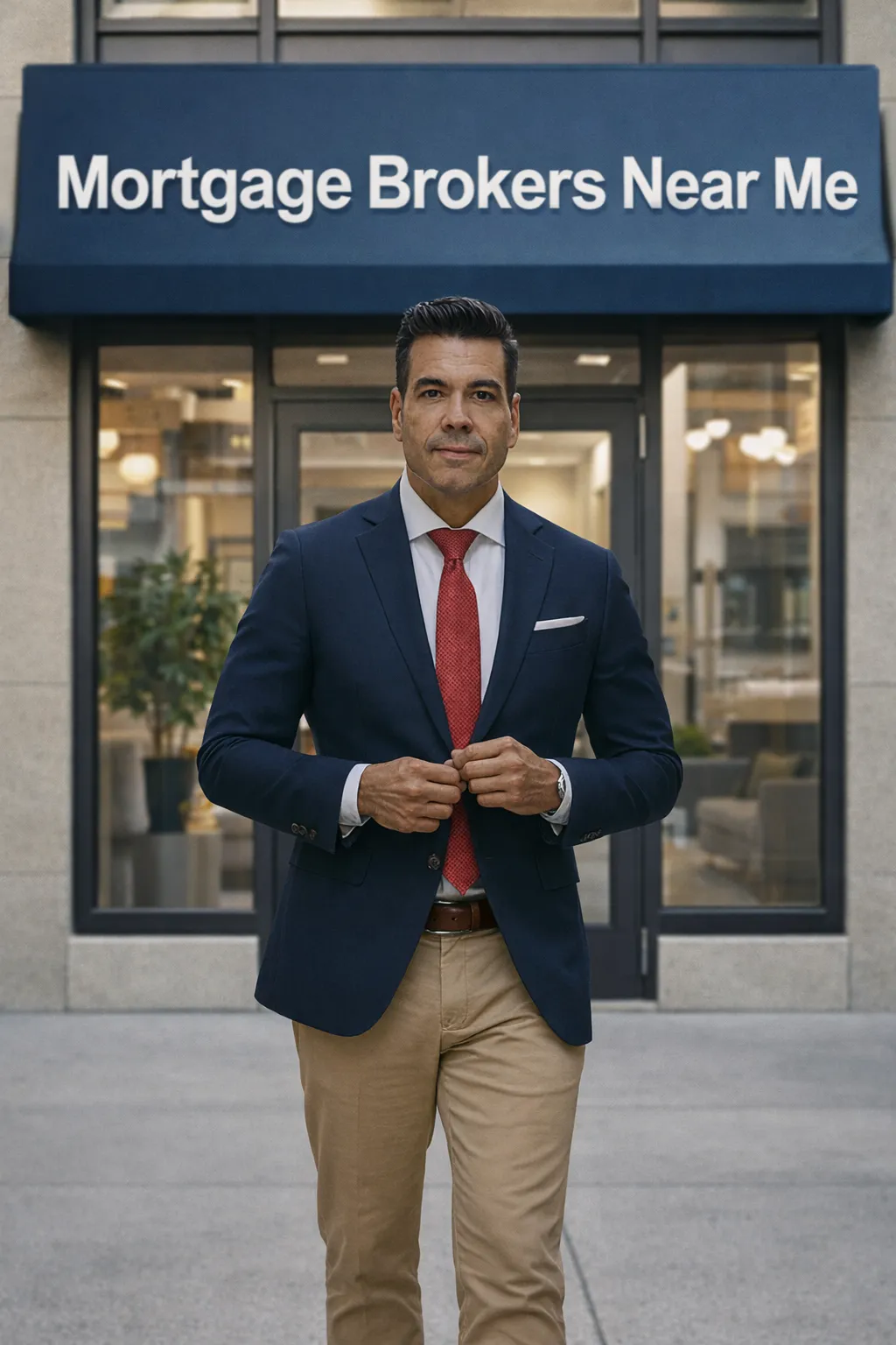 Oliver Maldonado Photographed front of Mortgage Brokers Near Me Office
