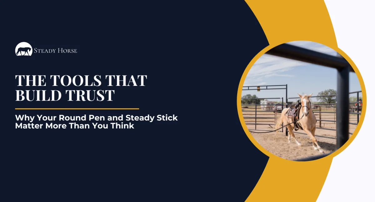 Tools of the Trade: How the Right Round Pen and Steady Stick Build Rider Confidence and Horse Connection