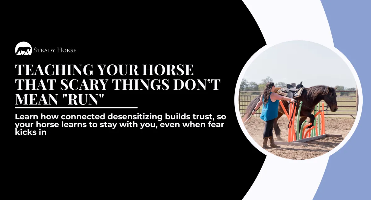 Teaching Your Horse That Scary Things Don’t Mean "Run"