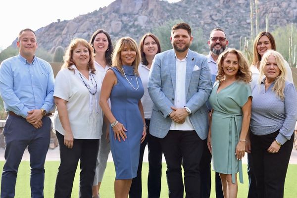 EverCare Placement care guides standing together in Arizona, representing compassionate senior care placement guidance for families