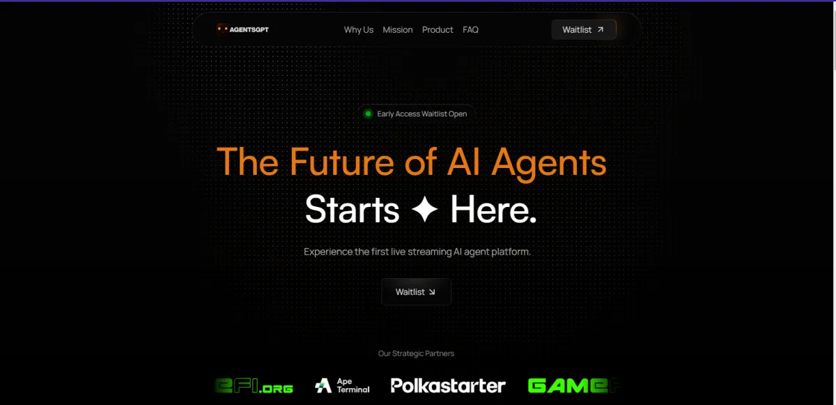AgentsGPT Waitlist
