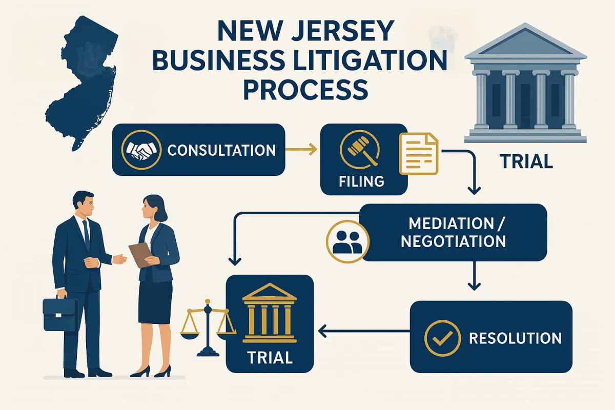 Understand NJ Business Litigation Process Explained Clearly