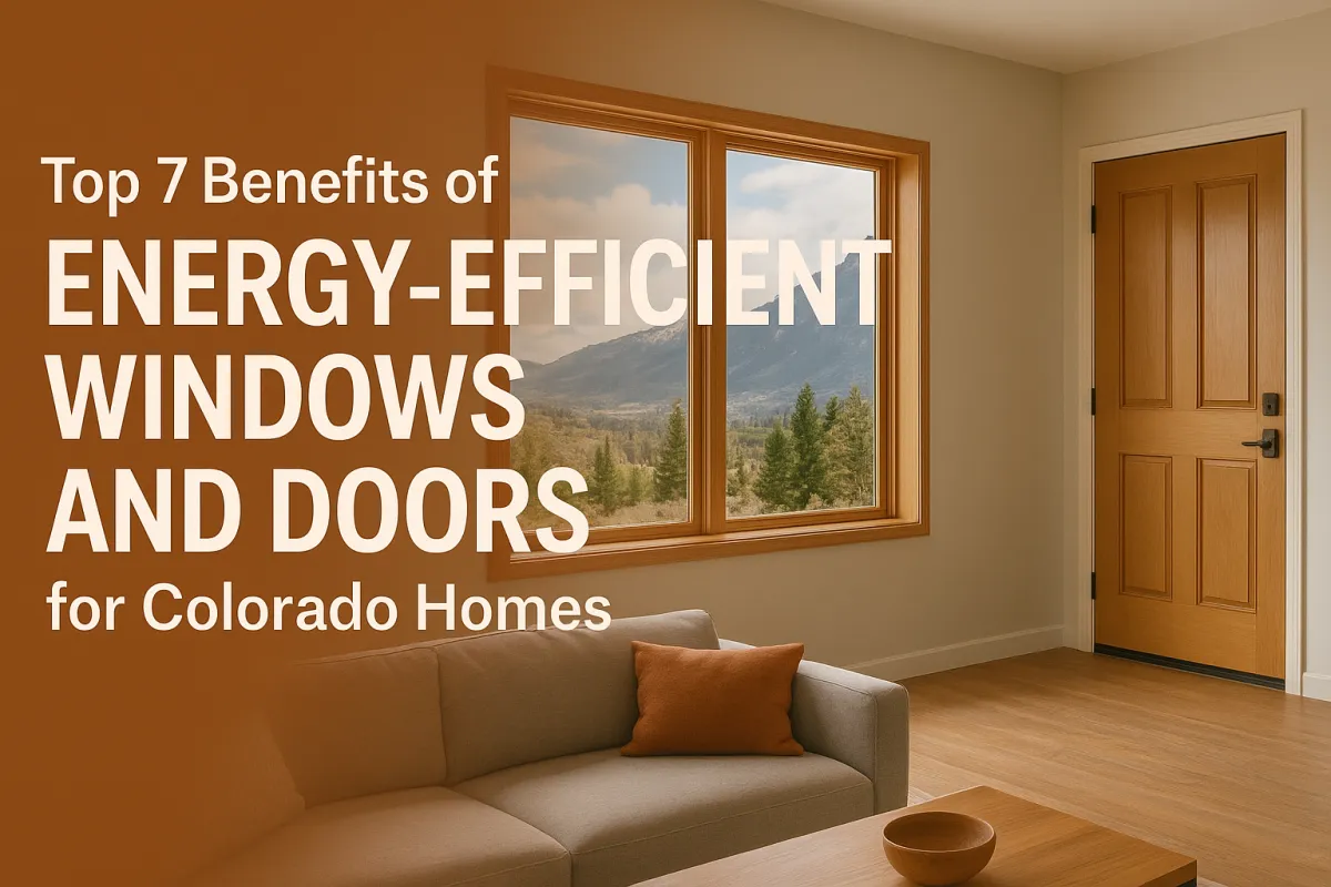 Energy-Efficient Windows and Doors in Colorado