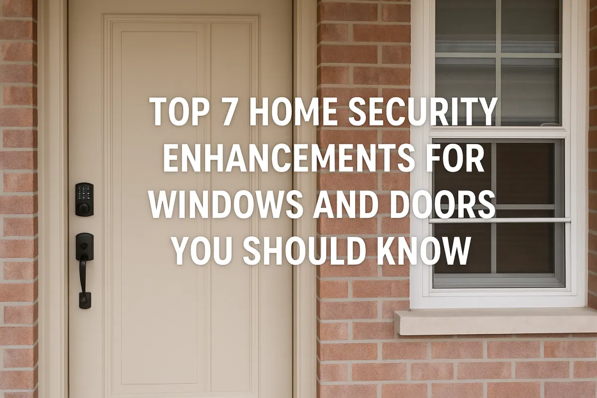 Top 7 Home Security Enhancements for Windows & Doors