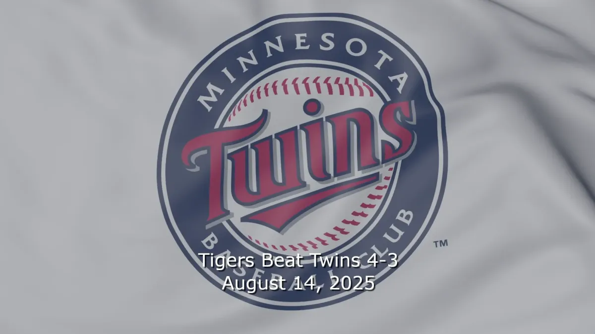 Riley Greene celebrates 28th home run as Detroit Tigers rally past Minnesota Twins 4-3 in extra innings August 14 2025