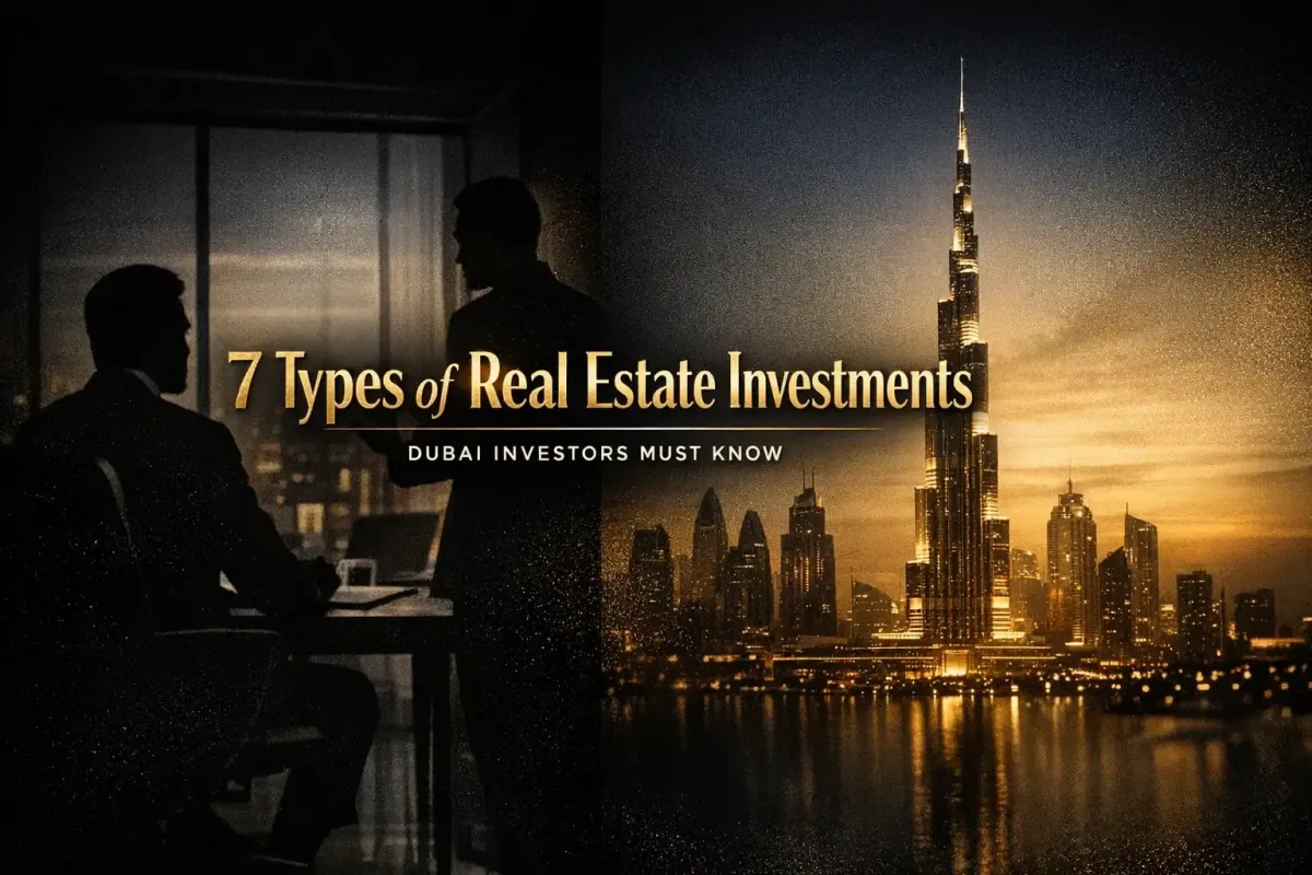 7 Types of Real Estate Investments Dubai Investors Must Know Blog Cover