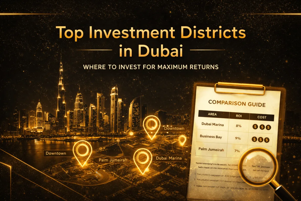Top Investment Areas in Dubai: Where to Buy Property for Maximum Returns