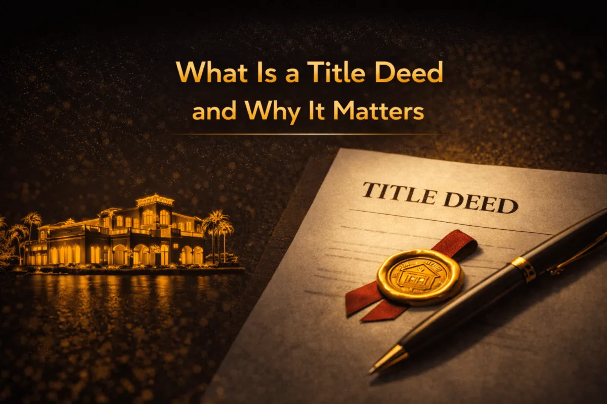 What Is a Title Deed and Why It Matters Blog Cover