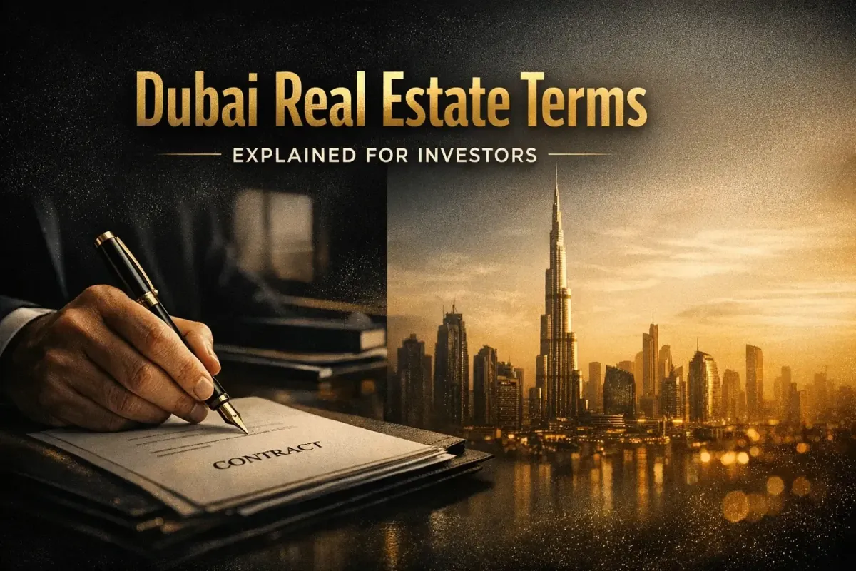 Dubai Real Estate Terms Explained for Investors Blog Cover