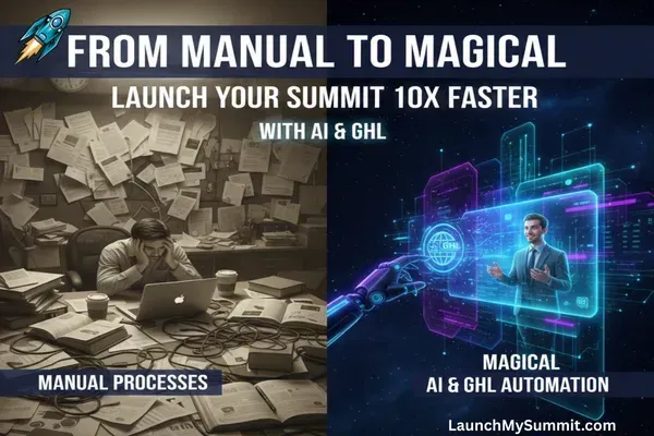 From Manual to Magical: Launch Your Summit 10x Faster with AI & GHL