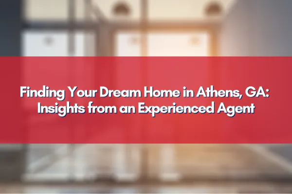A happy homebuyer exploring beautiful homes in Athens, GA, with guidance from an expert agent.