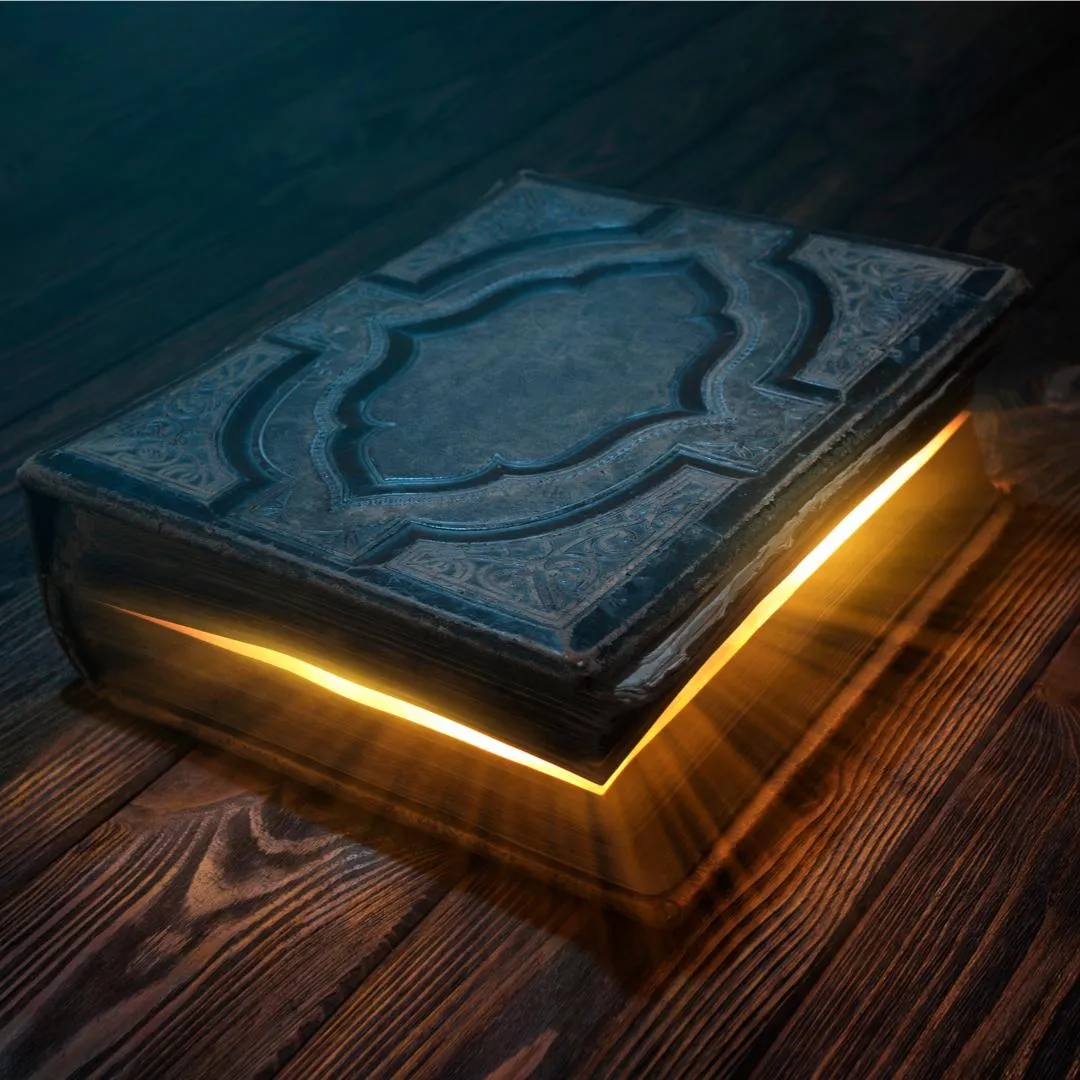 Book open slightly