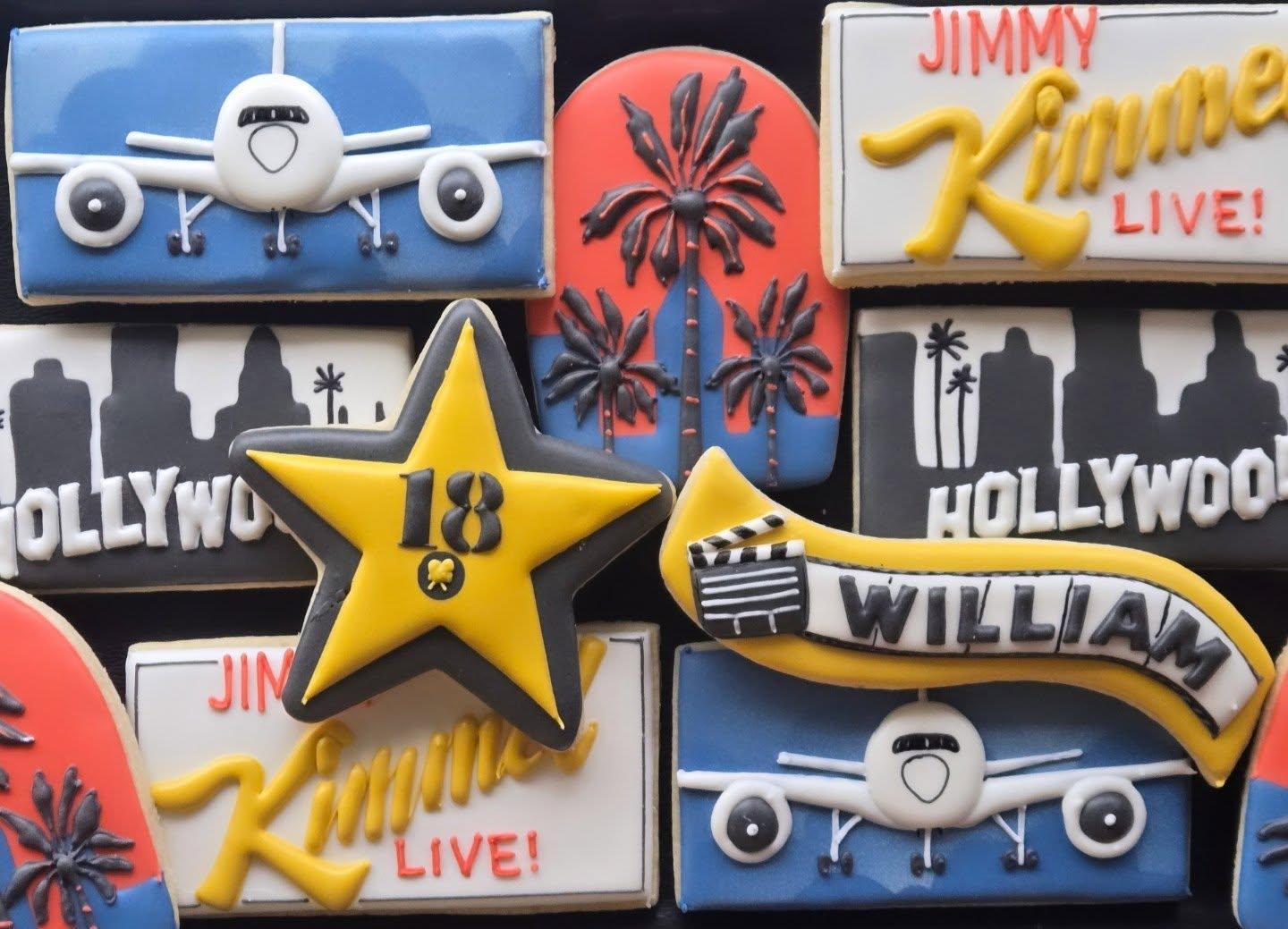 Lilie Licious Treats William's 18th Birthday custom sugar cookies