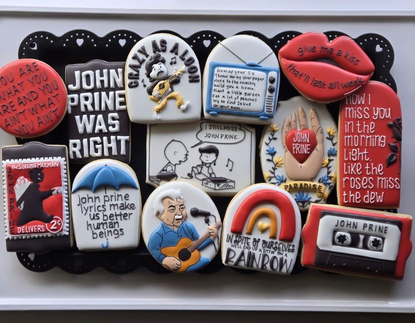 Lilie Licious Treats John Prine Custom Sugar Cookies