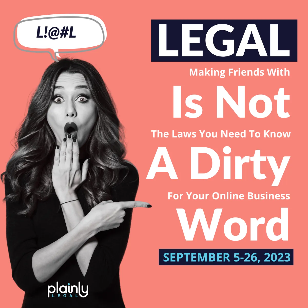 legal is not a dirty word - sept 5 event invite