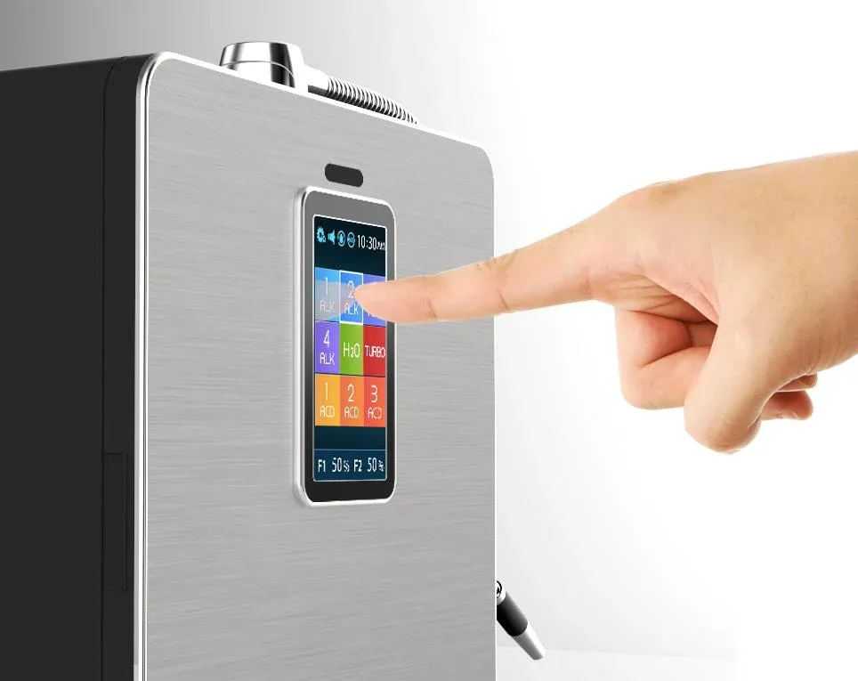 tyent above counter water ionizer touch