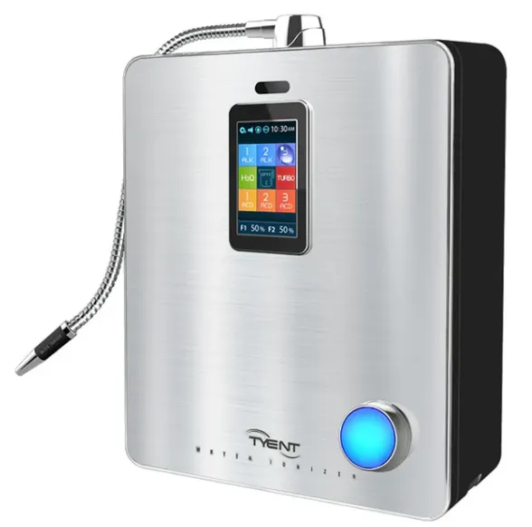 tyent above counter water ionizer silver