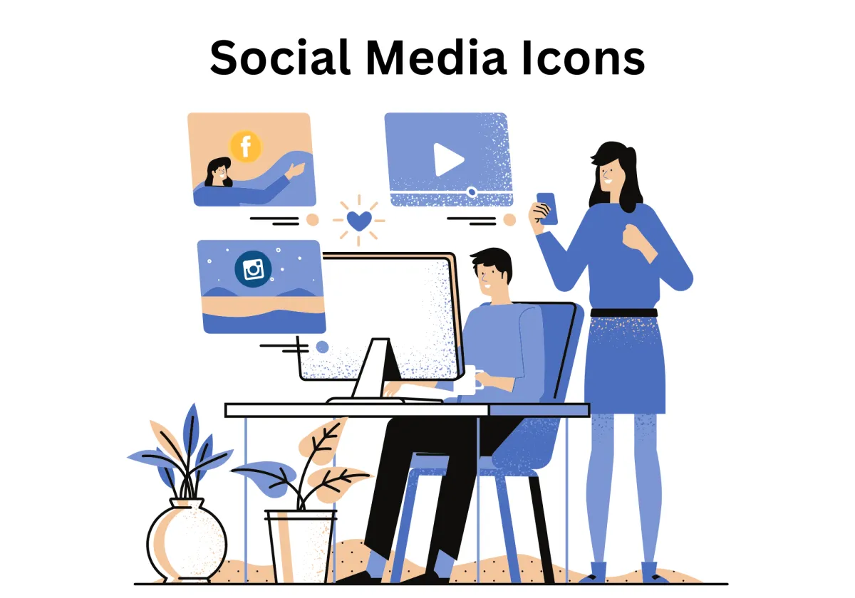 graphic for social media icons