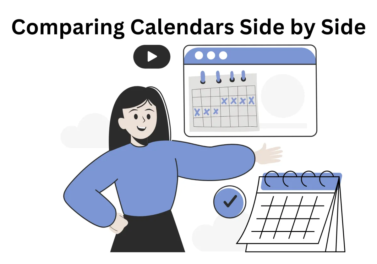 Graphics for Side by ide Calendar | Zapiy