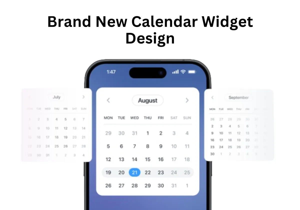Introducing the All-New Calendar Widget Design in Our CRM