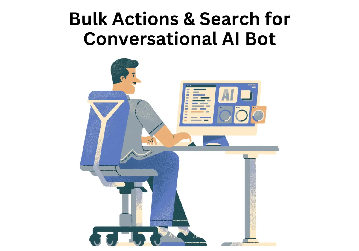 Next-Level AI Training: Zapiy Update Brings Bulk Actions & Search for Conversational AI